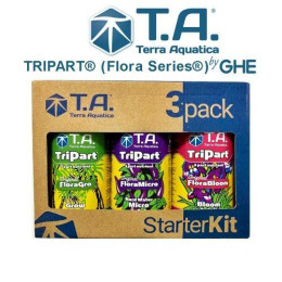 Комплект добрив GHE Tripack Flora Series HW