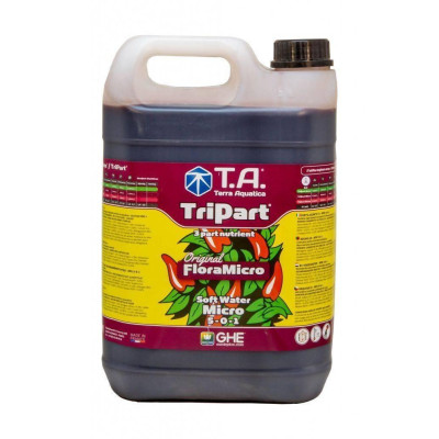 Мінеральне добриво Terra Aquatica Tripart (GHE FloraMicro SW) (5L)