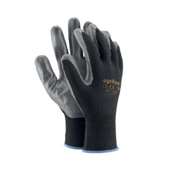 Захисні рукавички з поліестеру з нітриловим покриттям