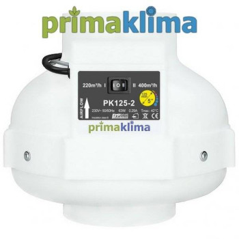 Вентилятор PK 125-2 скорость 400 куб Prima Klima